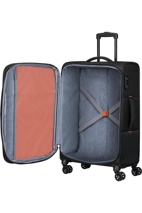 American Tourister Sun Break Spinner M 68/25 TSA EXP 68cm  Zwart