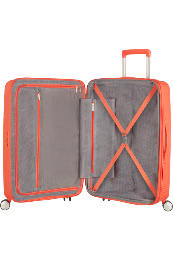American Tourister Soundbox Spinner 77  Spicy Peach American Tourister Soundbox Spinner 77  Spicy Peach