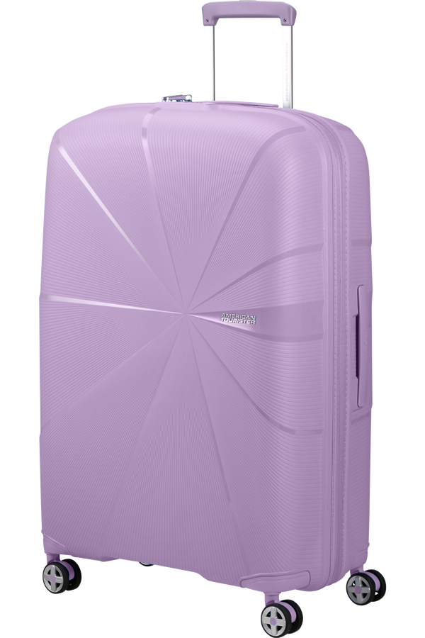 American Tourister StarVibe Spinner Expandable 77cm Digital Lavender American Tourister StarVibe Spinner Expandable 77cm Digital Lavender