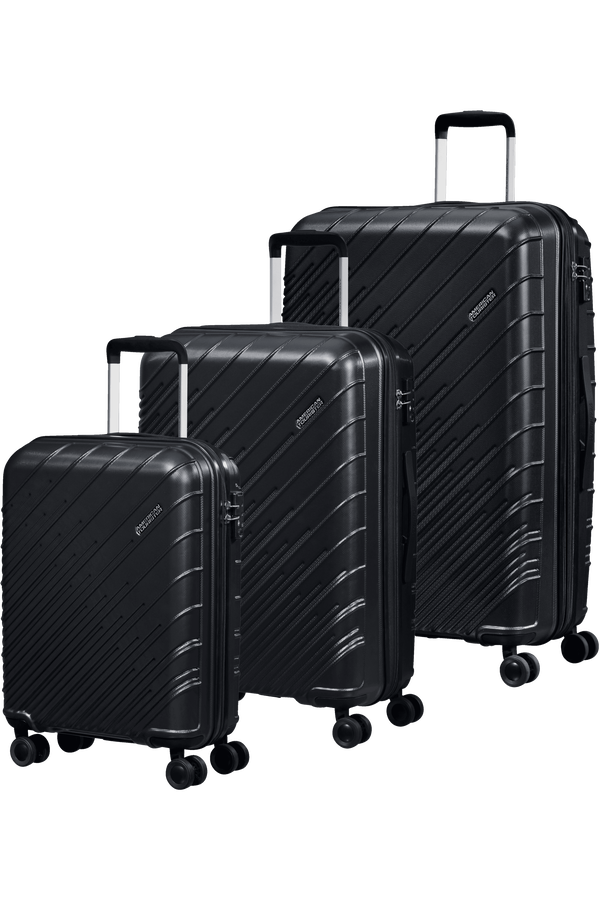 American Tourister Speedstar 3 PC SET A Noir