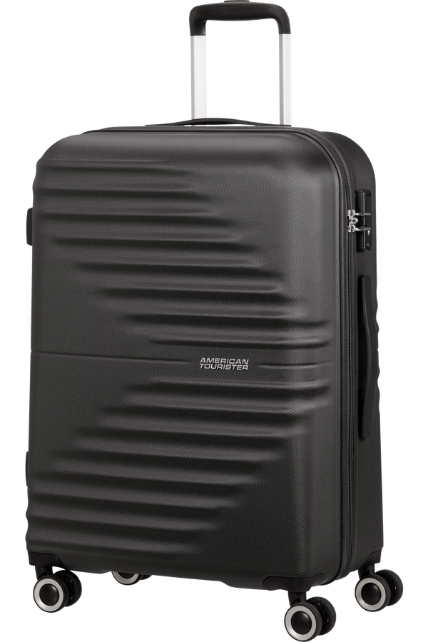 American Tourister Wavetwister Spinner TSA 66cm  Universe Black