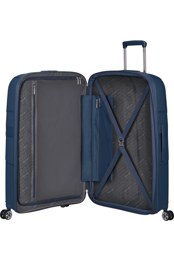 American Tourister Starvibe Spinner Expandable 77cm Marine