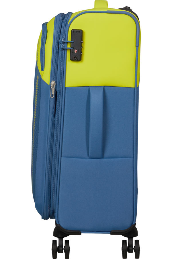 American Tourister Daring Dash Spinner Expandable TSA M  Lime/Coronet