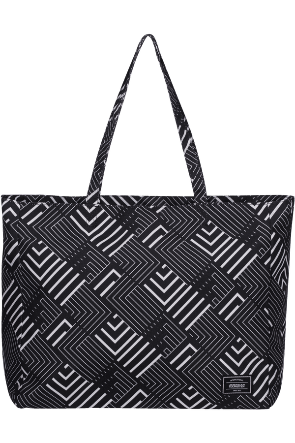 American Tourister Sunside Beachbag Print Light Geo