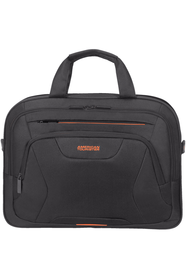 American Tourister At Work Laptop Bag  15.6inch Black/Orange