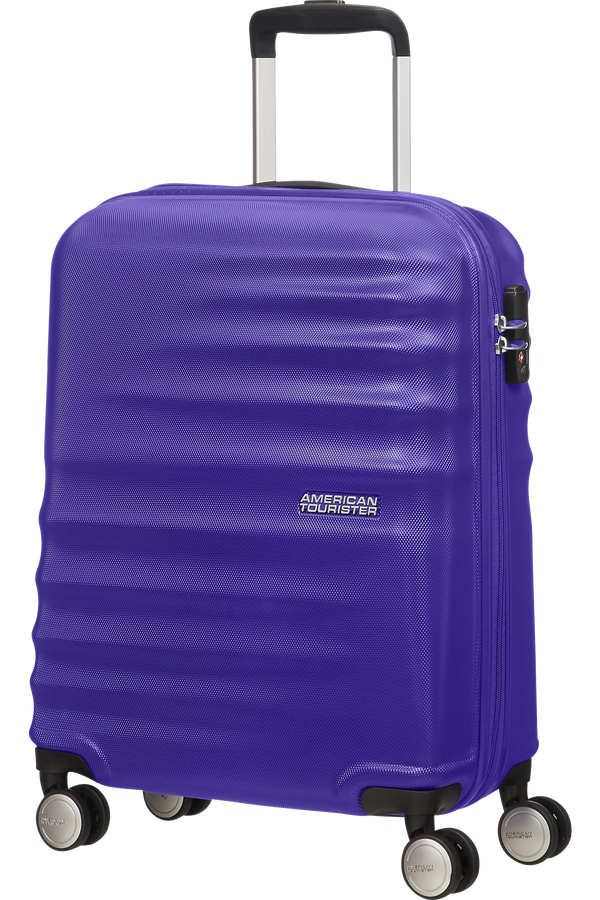 American Tourister Wavebreaker Handbagage koffer met 4 wielen 55x40x20cm Nautical Blue