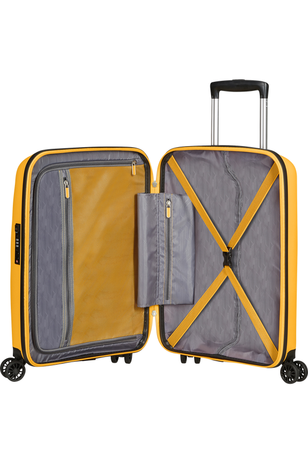 American Tourister Bon Air Dlx Spinner TSA 55cm  Jaune clair