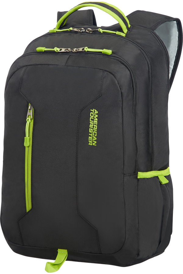 American Tourister Urban Groove Sac à dos ordinateur 2 39.6cm/15.6inch Black/Lime Green