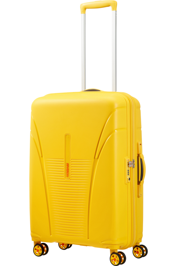 American Tourister Skytracer Medium koffer met 4 wielen 68cm  Saffron Yellow