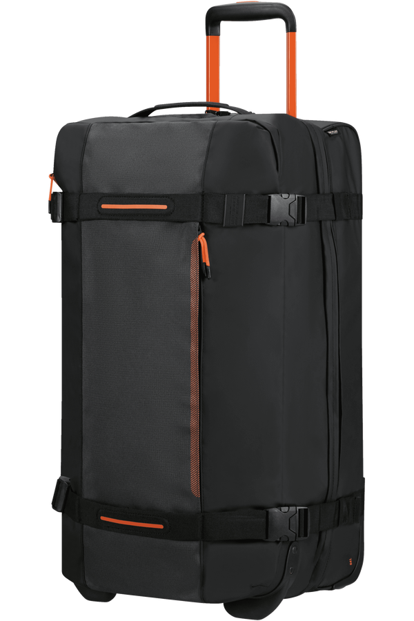 American Tourister Urban Track Duffle with Wheels Lmtd M  Noir/Orange American Tourister Urban Track Duffle with Wheels Lmtd M  Noir/Orange