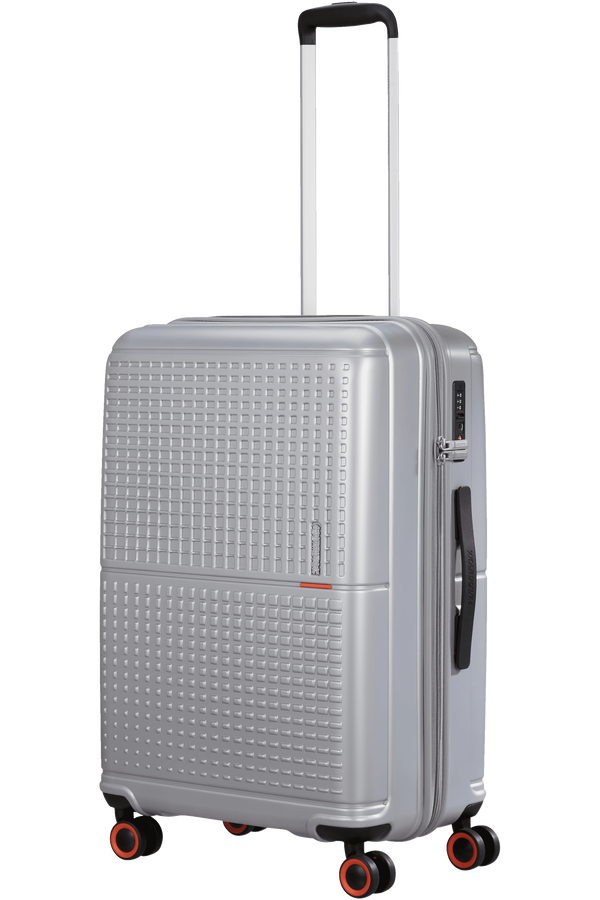 American Tourister Geopop Spinner 67/24 Tsa. 67cm  Argent métal American Tourister Geopop Spinner 67/24 Tsa. 67cm  Argent métal