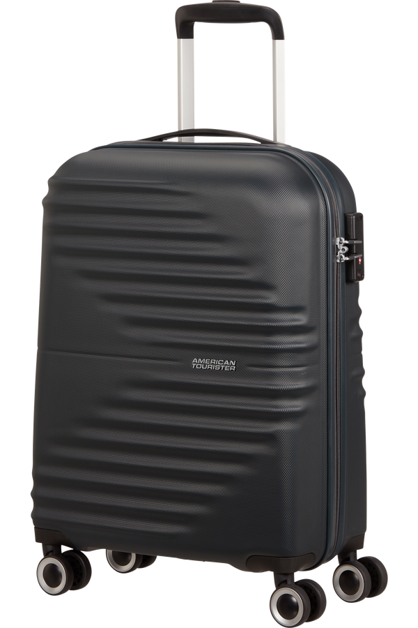 American Tourister Wavetwister Spinner TSA 55cm  Universe Black