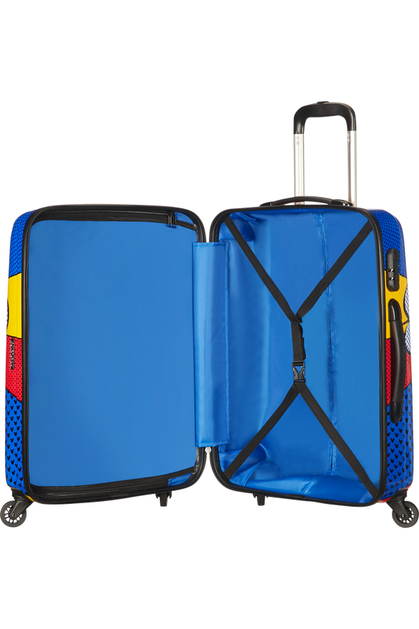 American Tourister Disney Legends Medium koffer met 4 wielen 65cm Mickey Flash Pop American Tourister Disney Legends Medium koffer met 4 wielen 65cm Mickey Flash Pop