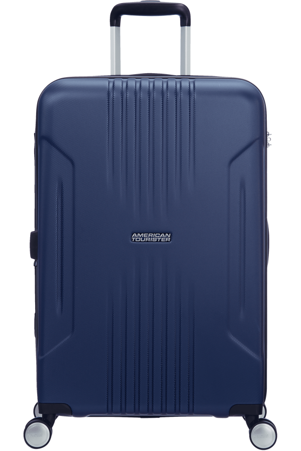 American Tourister Tracklite Spinner Expandable 67cm Dark Navy