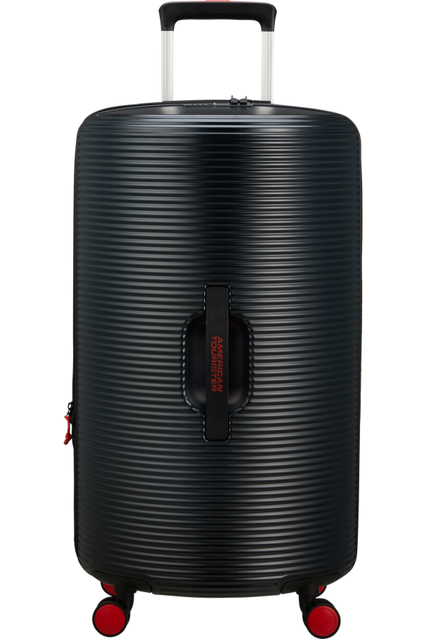 American Tourister Rollio Spinner 75cm  Noir/Rouge