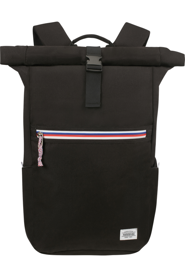 American Tourister Upbeat Rolltop Laptop Backpack Zip 14.1'  Zwart