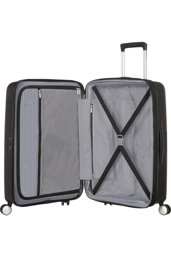 American Tourister Soundbox Spinner uitbreidbaar 67cm Bass Black