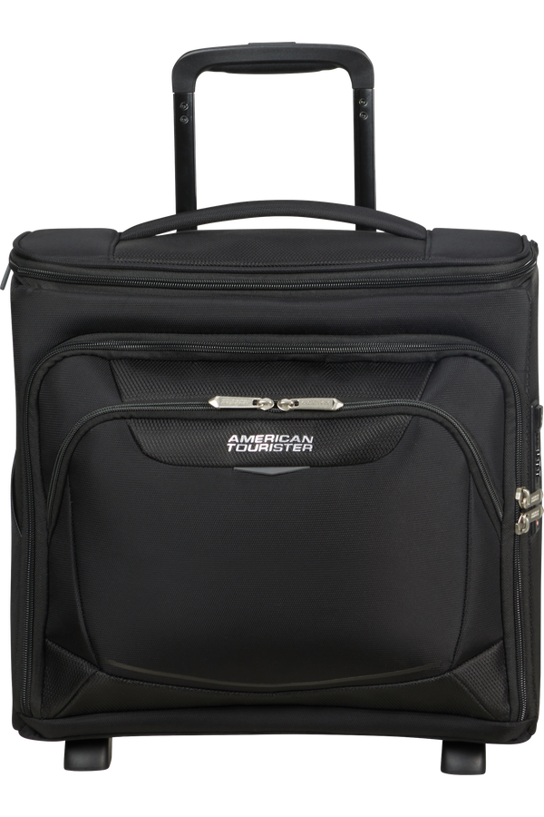 American Tourister SummerRide Upright Underseater Expandable Tsa Zwart