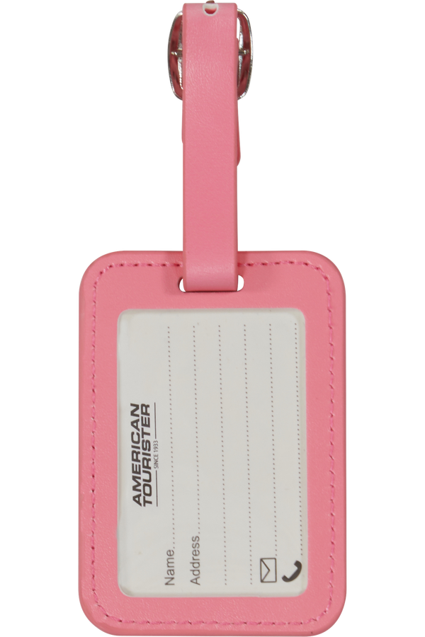 American Tourister American Tourist. Ta Luggage Tag X2  Pink Glitch