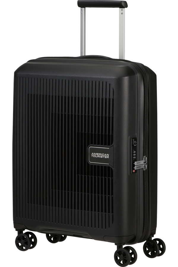 American Tourister Aerostep Spinner 55/20 Exp Tsa 55cm  Zwart