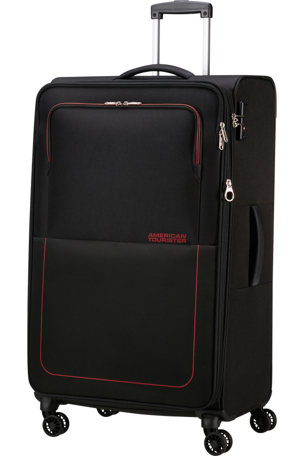 American Tourister Air Wave Spinner EXP TSA L  Noir/Rouge