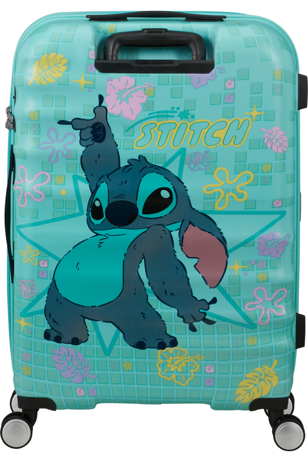 American Tourister Disney Wavebreaker Spinner TSA Disney Fl 67cm  Stitch Flower