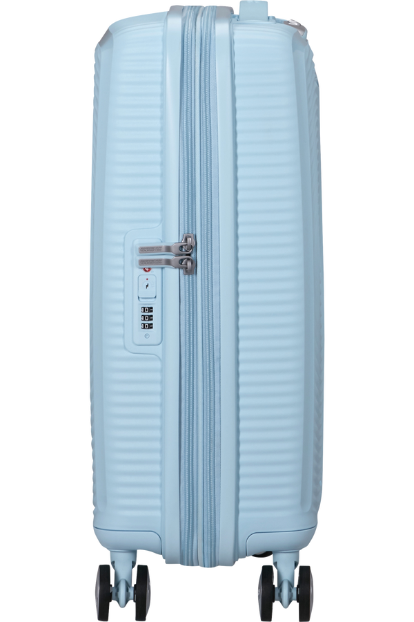 American Tourister SoundBox Spinner TSA Expandable 55cm  Pastel Blue
