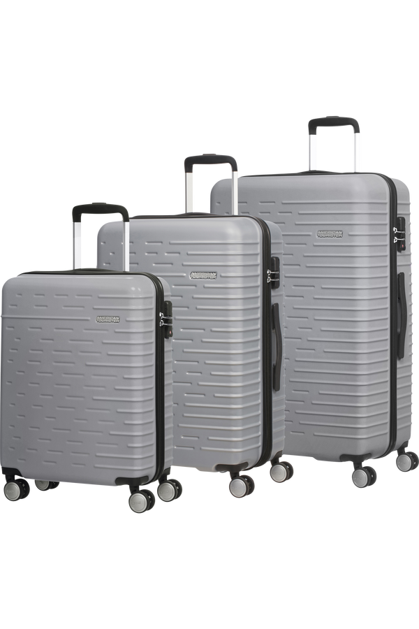 American Tourister Hyperdash 3 PC Set A  Gris argent
