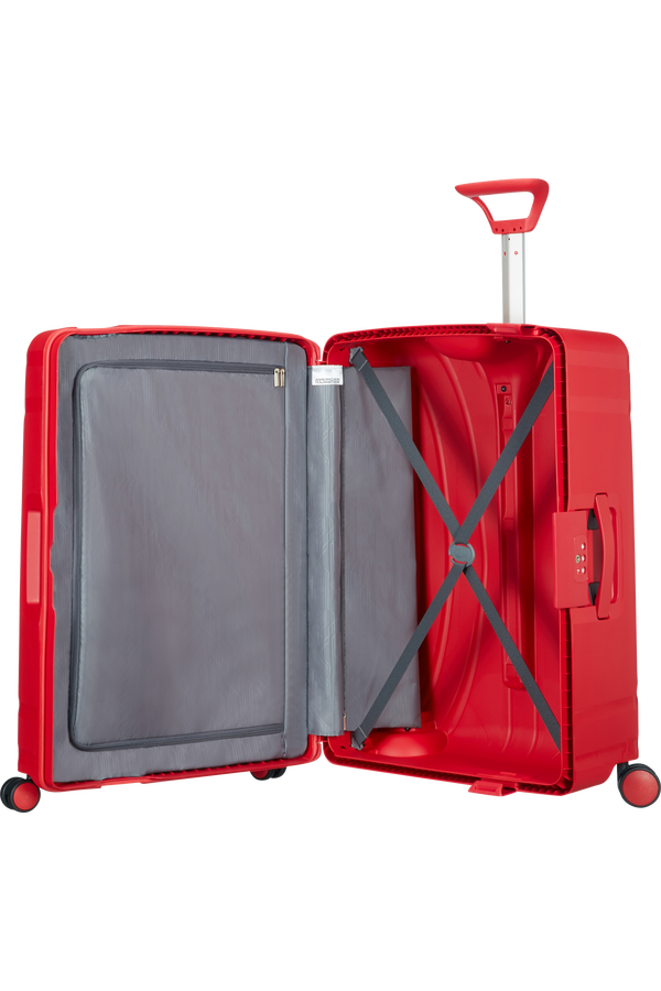 American Tourister Lock'n'Roll Grote koffer met 4 wielen 75cm Formula Red