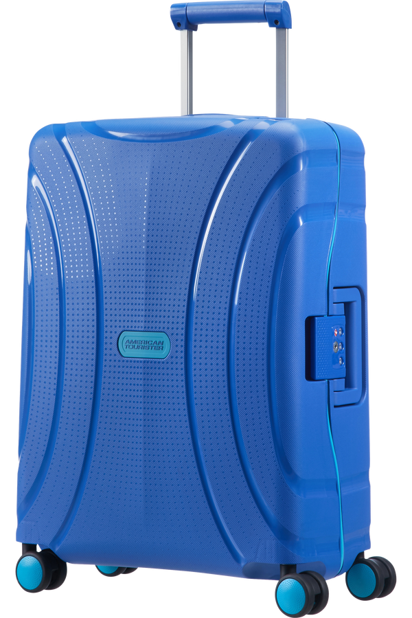 American Tourister Lock'n'Roll Handbagage koffer met 4 wielen 40x55x20cm Skydiver Blue