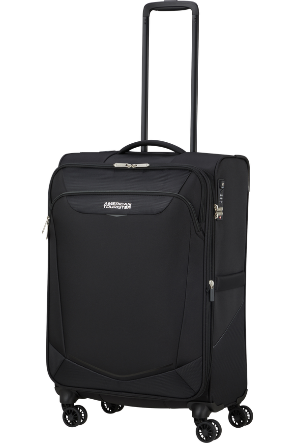 American Tourister SummerRide Spinner M EXP TSA 69cm Zwart American Tourister SummerRide Spinner M EXP TSA 69cm Zwart
