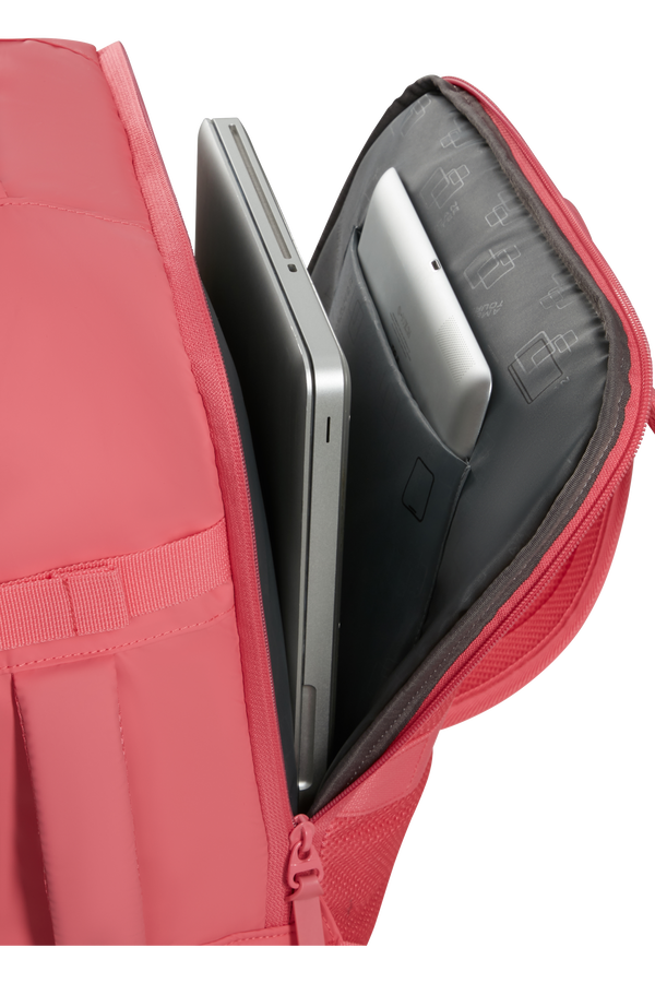 American Tourister Take2cabin Casual Backpack Puff S/M  Pink Glitch