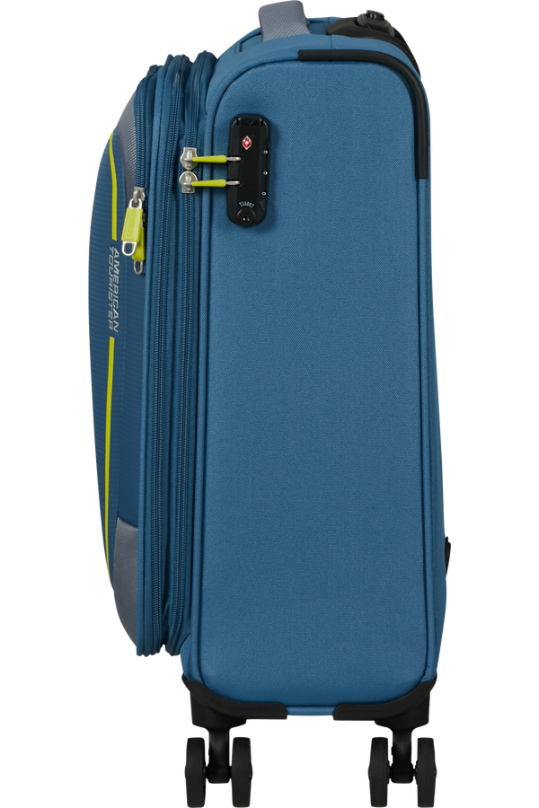 American Tourister Pulsonic Spinner Expandable 55 cm  Coronet Blue